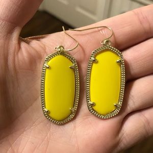 Yellow Kendra Scott Elle Earrings